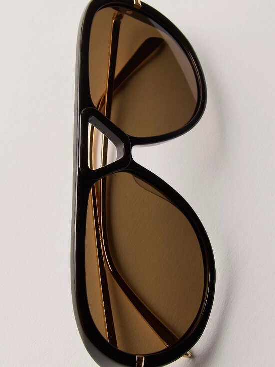 NWT Banbé The Harley Sunglasses in the Dark Cacao & Espresso